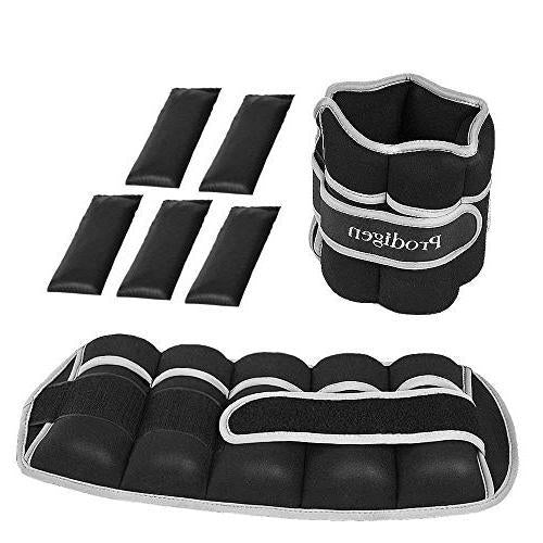 Prodigen Black Adjustable 3.5lb Ankle Weights Liquidation Nation