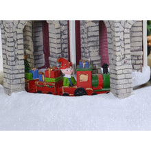 Load image into Gallery viewer, Santa&#39;s Workshop Electronic Christmas Decoration With Music/Lights/Clock-Liquidation Store
