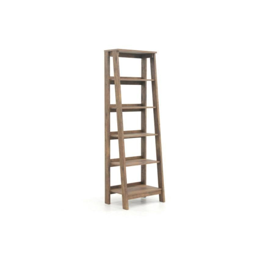Sauder 5 Shelf Trestle Bookcase Vintage Oak Liquidation Nation