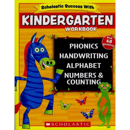 Scholastic Success With Kindergarten Workbook with Motivational Stickers