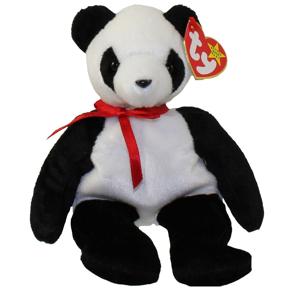 TY Beanie Baby FORTUNE the Panda Bear Liquidation Nation