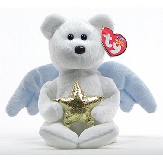 White angel deals bear beanie baby