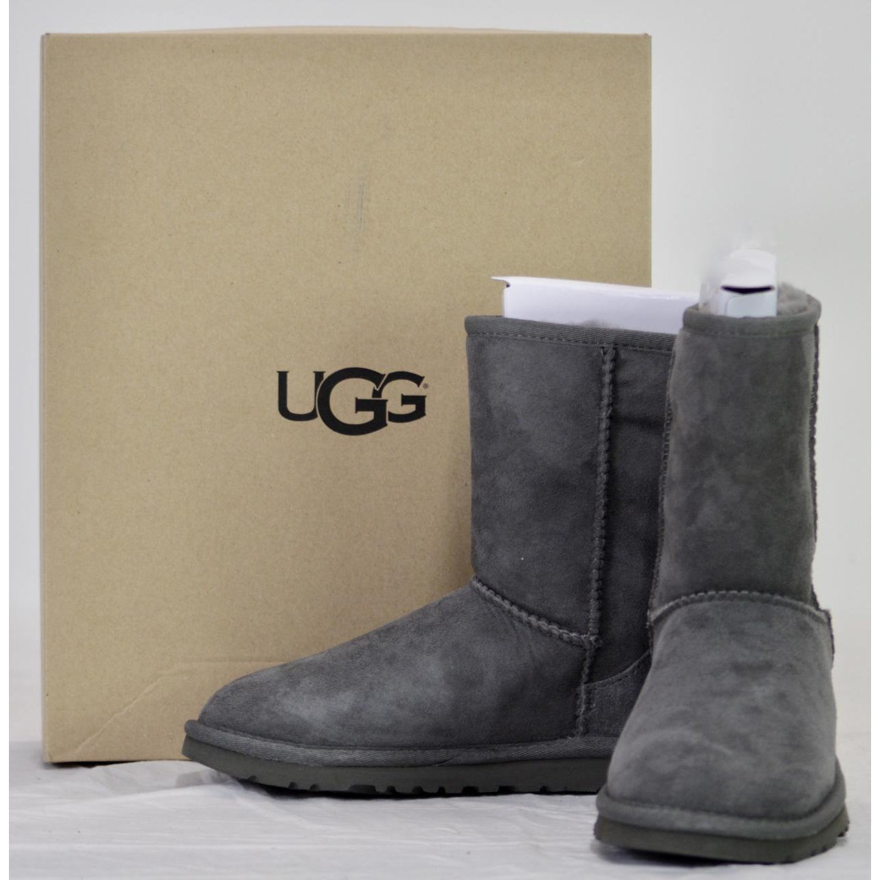 UGG Women's Classic Short Boots Grey – Liquidation Nation