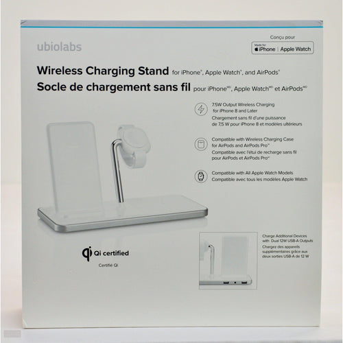 Ubiolabs Wireless Charging Stand for iPhone, Apple Watch, and AirPods