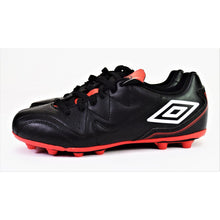 Load image into Gallery viewer, Umbro Unisex Kid&#39;s Unisex Kid&#39;s Soccer Cleat Black, White &amp; Red 2
