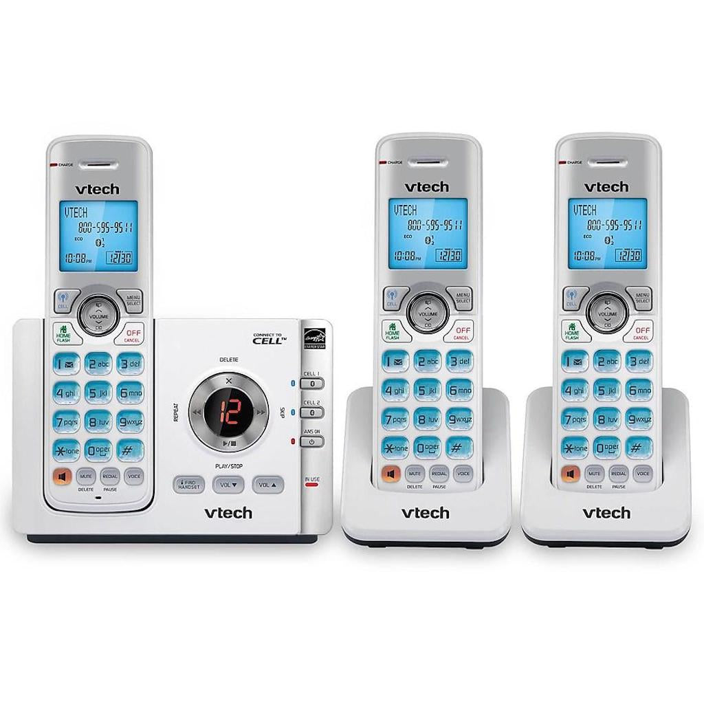 Vtech 3 Handset Connect To Cell Answering System With Caller Idcall W Liquidation Nation 1763