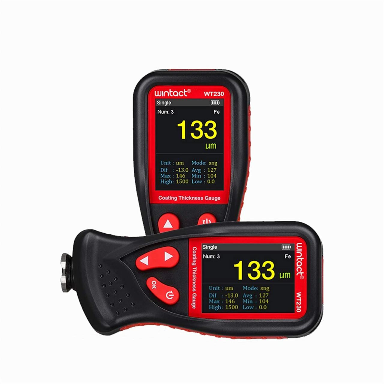 Wintact WT230 Paint Coating Thickness Gauge With 1500 Readings