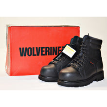 Load image into Gallery viewer, Wolverine Exert Work Boots 8&quot; Women Black 5.5
