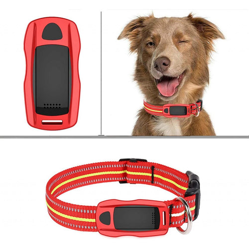 ZeerKeer Pet Collar Attachment GPS Red