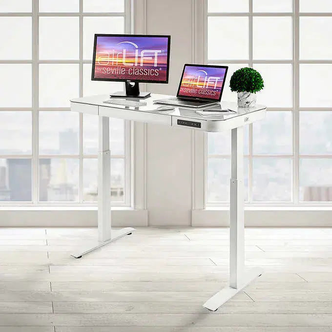 Seville classics airlift electric standing desk deals