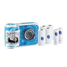 Load image into Gallery viewer, vTech Instant Printing Digital Camera For Kids, KidiZoom/Blue - With Bonus Refill Paper
