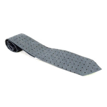 Load image into Gallery viewer, Todd Snyder New York Necktie Blue with Black Dots Polyester Blend
