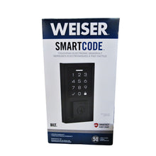 Load image into Gallery viewer, Weiser SmartCode Matte Black Keyless Entry Door Lock-Liquidation
