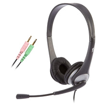 Load image into Gallery viewer, Cyber Acoustics AC-201 Stereo Headset/Microphone
