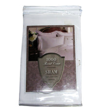 Load image into Gallery viewer, 1000 Thread Count Sham Standard White

