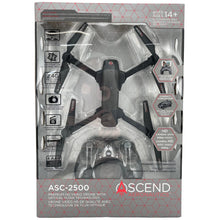 Load image into Gallery viewer, Ascend Aeronautics Premium HD Video Drone / Model ASC-2500 - Black
