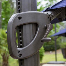 Load image into Gallery viewer, 11' LED Solar Round Cantilever Umbrella ( Blue)-Liquidation
