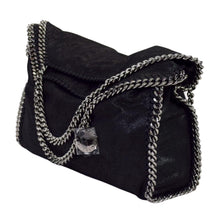 Load image into Gallery viewer, Stella McCartney 3-Chain Falabella Fold Over Tote Black
