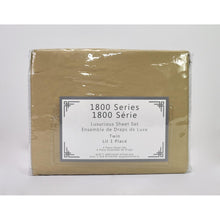 Load image into Gallery viewer, 1800 Series 4 Pc Sheet Set Twin
