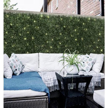 Load image into Gallery viewer, Golden Select Boxwood Artificial Hedge Panel with Lights  4 Pack
