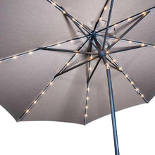 Load image into Gallery viewer, 3 m (10 ft.) Round Solar LED Market Umbrella-Liquidation Nation
