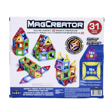 Load image into Gallery viewer, Cra-Z-Art Magcreator Magnetic Construction Building Set 31 Pieces-Liquidation Store
