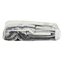 Load image into Gallery viewer, Nantucket Ring Top Curtain Panel 96&#39;&#39; Light Beige &amp; Black Stripe
