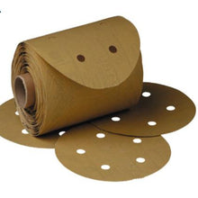 Load image into Gallery viewer, 3M Stikit Gold Paper Disc Roll 01628 216U Open Coated P80 5&quot; x NH 125
