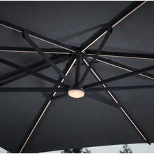 Load image into Gallery viewer, 3.05 m (10 ft.) Square LED Cantilever Umbrella Gray-Umbrella-Liquidation Nation
