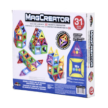 Load image into Gallery viewer, Cra-Z-Art Magcreator Magnetic Construction Building Set 31 Pieces
