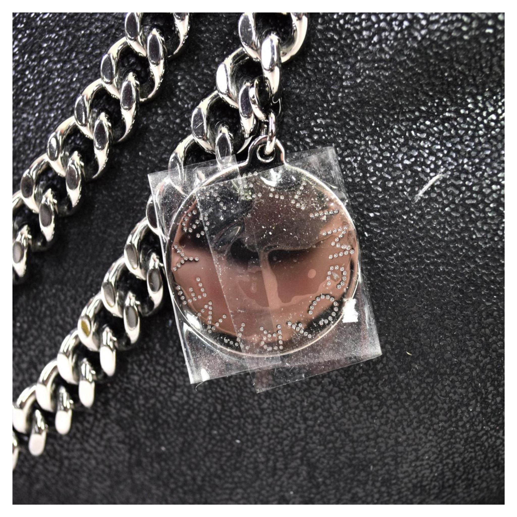 Stella McCartney 3-Chain Falabella Fold Over Tote Black