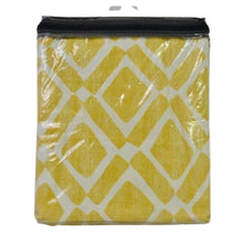 Load image into Gallery viewer, Madison Park Rod Pocket Delray Diamond Window Curtain Panel 95&quot; Yellow
