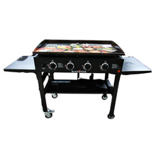 Load image into Gallery viewer, Blackstone 4 Burner Propane Gas BBQ Griddle

