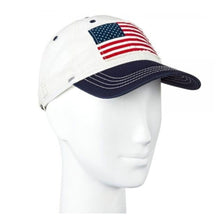 Load image into Gallery viewer, Mossimo Women&#39;s Americana Flag Baseball Hat White
