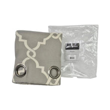 Load image into Gallery viewer, Madison Park Saratoga Grommet Top Curtain Panel Grey 84&quot;
