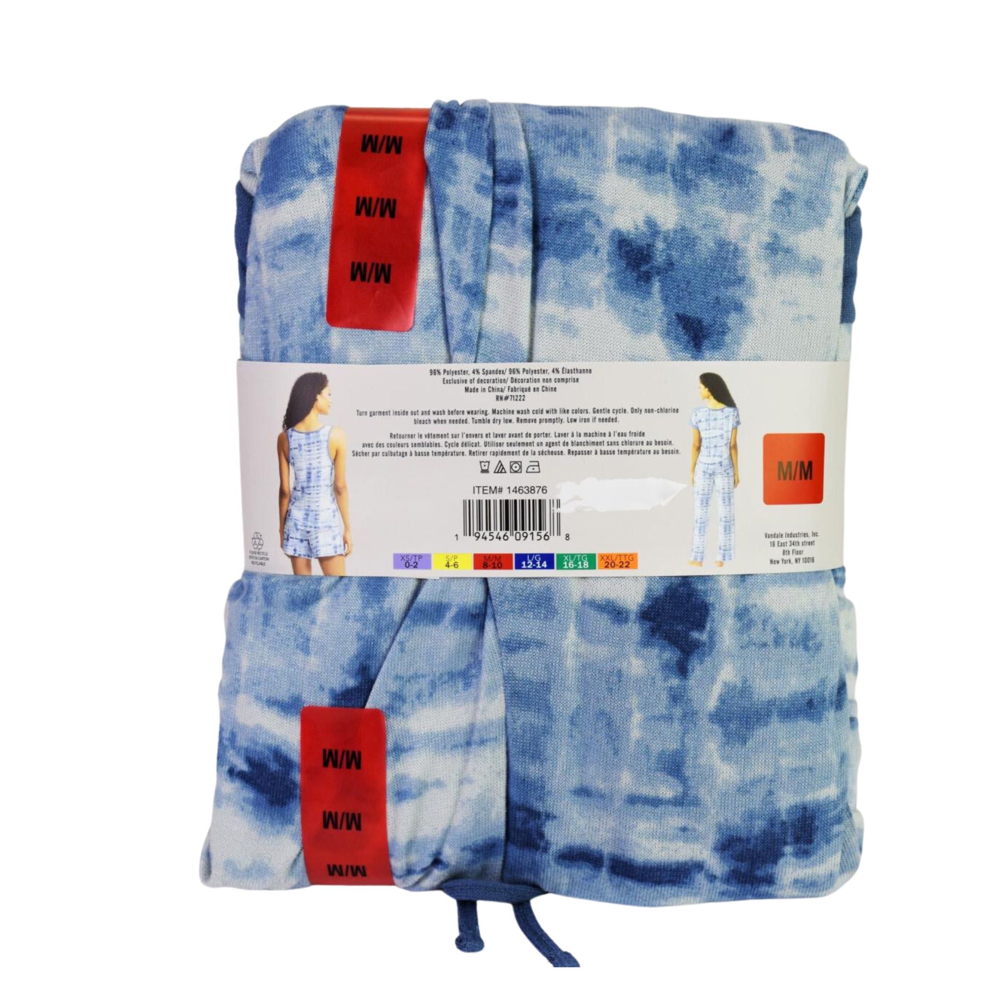 Lucky Brand Tee, Tank, Short & Pant Pajama Set 4Pc M – Liquidation Nation