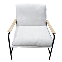 Load image into Gallery viewer, Aiden &amp; Ivy Fabric Sling Chair Beige
