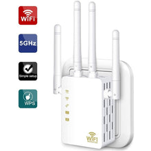 Load image into Gallery viewer, Aigital AC1200 Wireless Range Extender White
