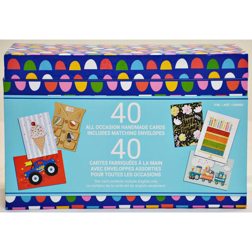 All Occasion Handmade Greeting Cards with Envelopes 40-Count