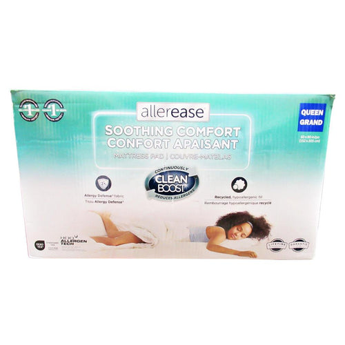 AllerEase Clean Boost Mattress Pad Queen