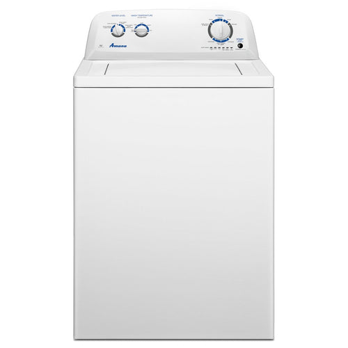 Amana 4.0 Cu. Ft. Top-Load White Washer with Dual Action Agitator – NTW4516FW
