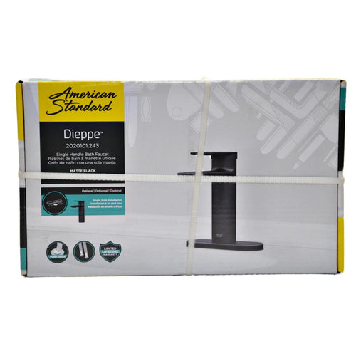 American Standard Dieppe Single Handle Bath Faucet Matte Black