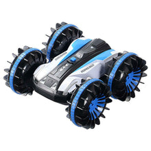 Load image into Gallery viewer, Amphibious Remote Control Car Boat Blue 8+
