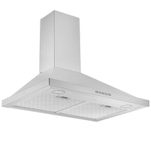 Load image into Gallery viewer, Ancona 30&quot; Convertible WallMounted Pyramid Range Hood Stainless Steel AN-1161
