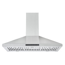 Load image into Gallery viewer, Ancona 36&quot; Wall Mounted AN-1506 Pyramid Range Hood with Night Light
