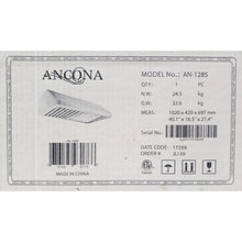 Load image into Gallery viewer, Ancona AN-1285 36 in. Chef Hidden 600 CFM Ducted Under Cabinet Range Hood

