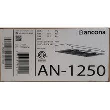 Load image into Gallery viewer, Ancona Slim III Range Hood AN-1250 36 Inch Stainless-Liquidation
