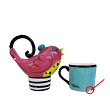 Load image into Gallery viewer, AppleTree Design Pink Bird Teapot Kettle
