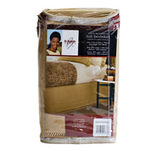 Load image into Gallery viewer, B. Smith Linen Hemstitch Bed Skirt Full Wheat
