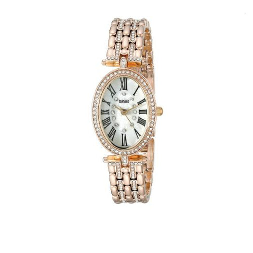 Badgley Mischka Women's BA/1356WMGB Gold-Tone Bracelet Watch